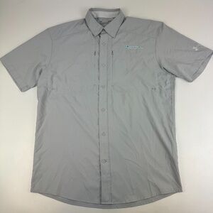 Under Armour Heat Gear Mens Size M Tide Chaser 2.0 Short Sleeve Fishing Shirt